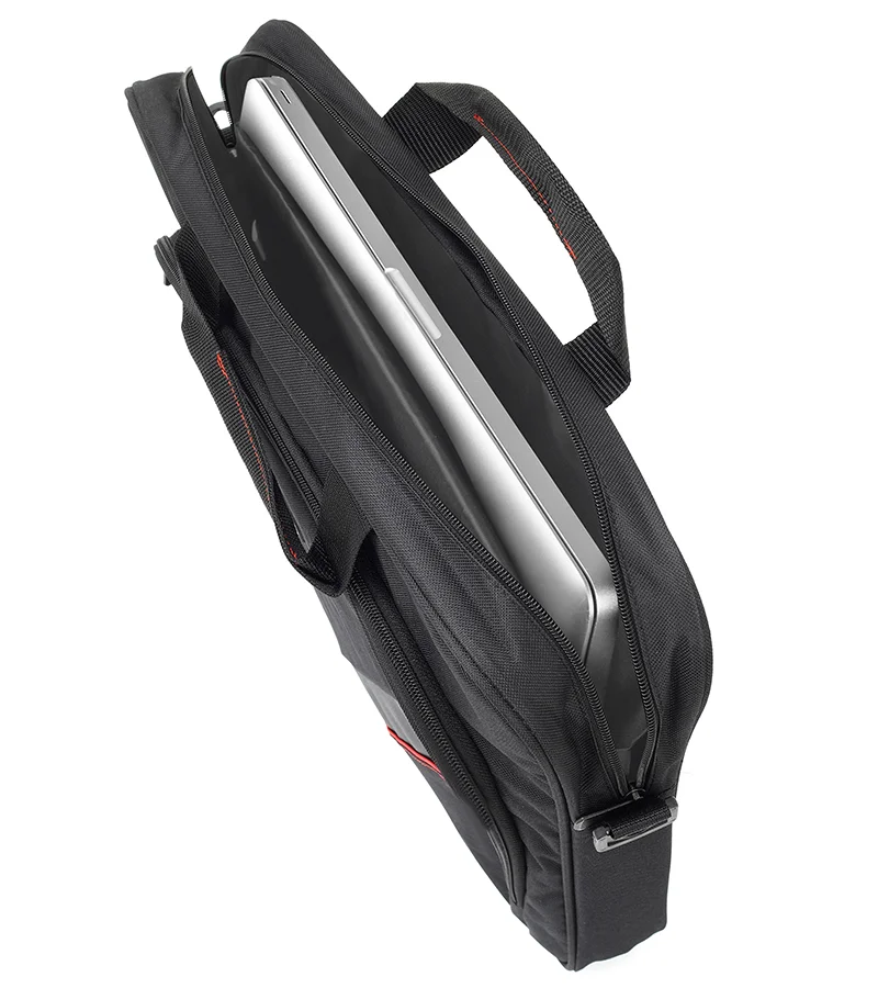 Procity Laptop Çantası Siyah - Kırmızı - Görsel 5