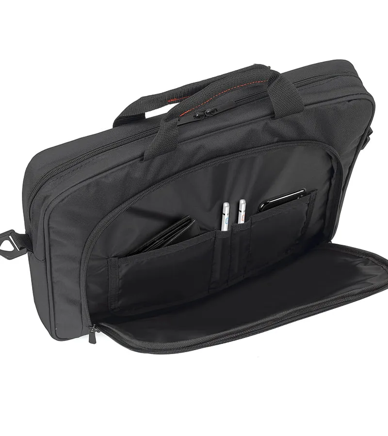 Procity Laptop Çantası Siyah - Kırmızı - Görsel 6